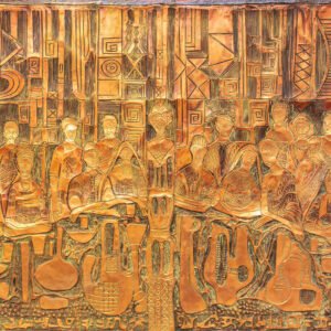 FEAST AT CANAAN- Dr. Bruce Onobrakpeya